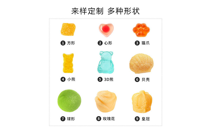 軟糖OEM代加工，營養(yǎng)更美味